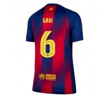 Barcelona Paez Gavi #6 Koszulka Podstawowa damskie 2025-26 Krótki Rękaw